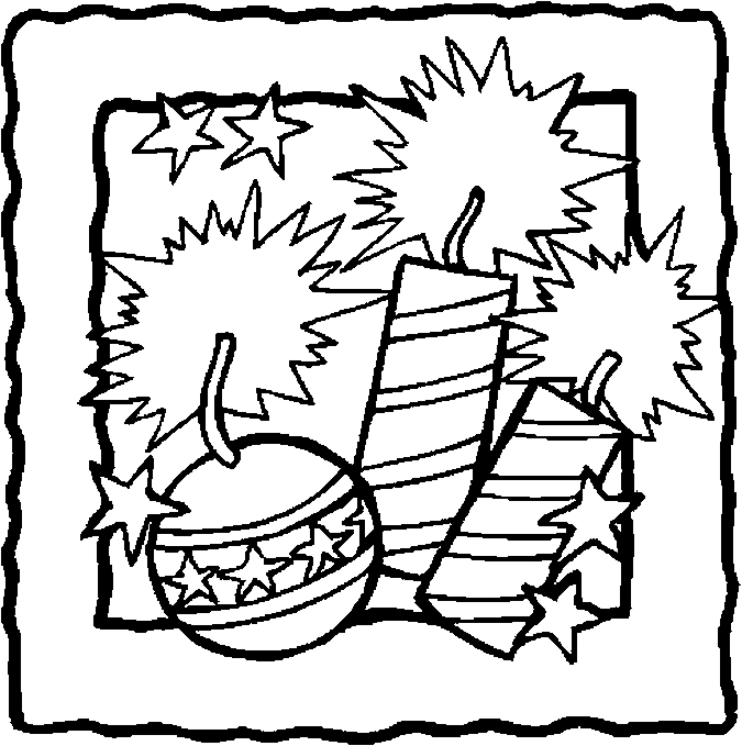 4th of July Coloring Pages For Kindergarten