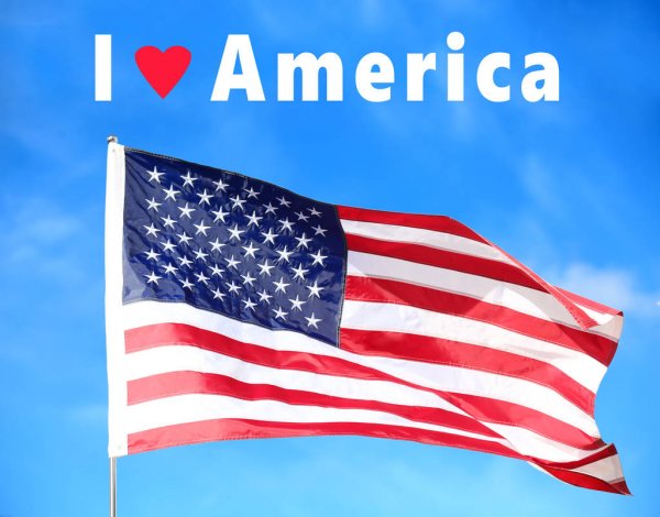 I Love America Flag Images