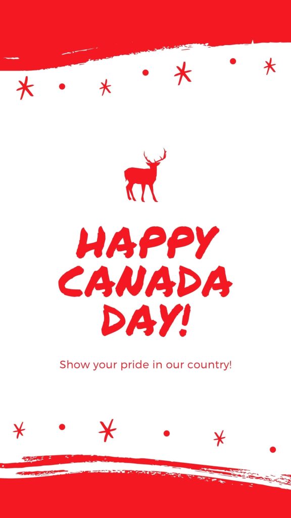 Canada Day Greeting Images