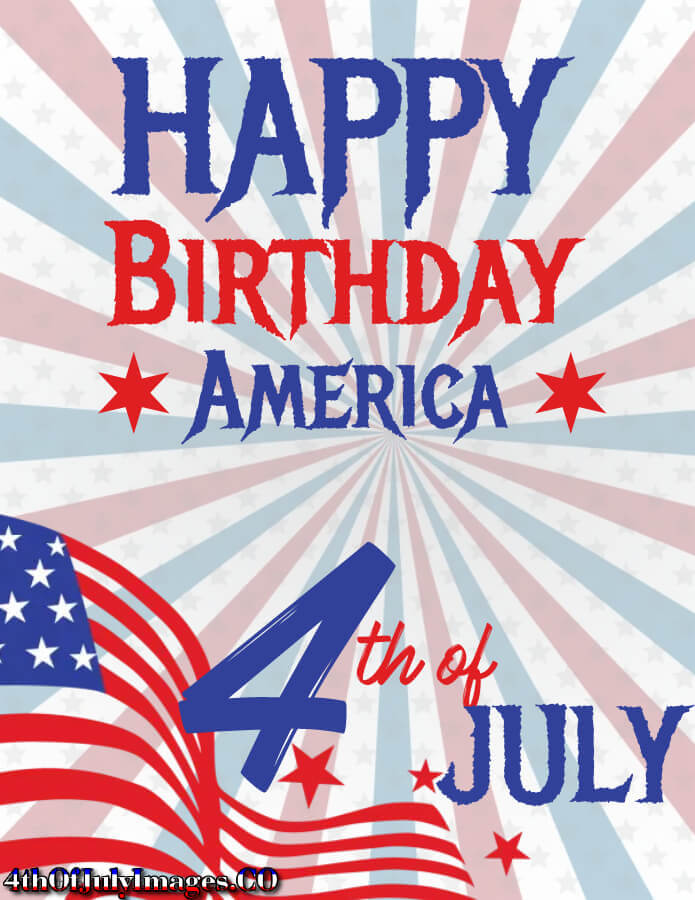 Happy 4th Of July Birthday Cards